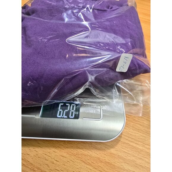 Eileen Fisher Turtleneck Sweater Silk L Purple Basics Layering Breathable Comfy - Picture 9 of 14